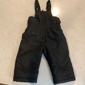 Kids 2t black snow pants